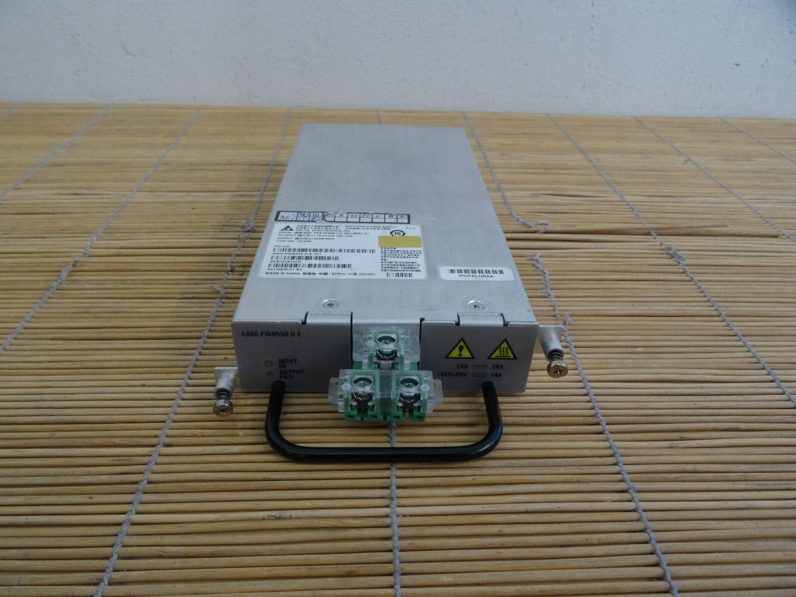 Cisco A900-PWR550-D-E ASR 900 550W DC Power Supply With Enhanced Power Connector