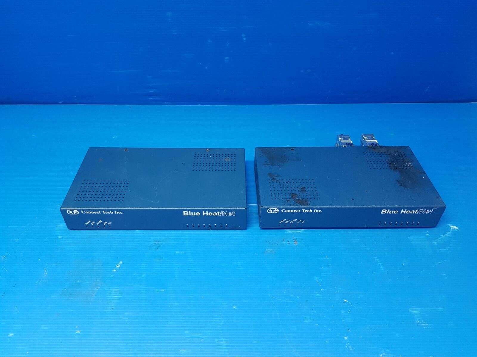 CTI Connect Tech Inc Blue Heat/Net, 9D,8 Port, With Surge BNG627 Lot of 2
