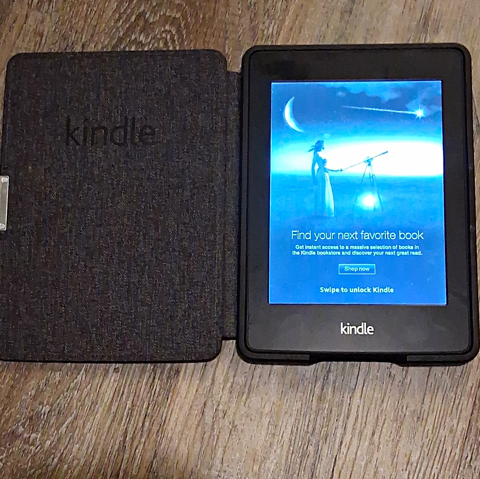 Amazon Kindle 5" Touch eBook Reader 3GB WiFi+3G Black w/ Cover & Micro‑USB Cable