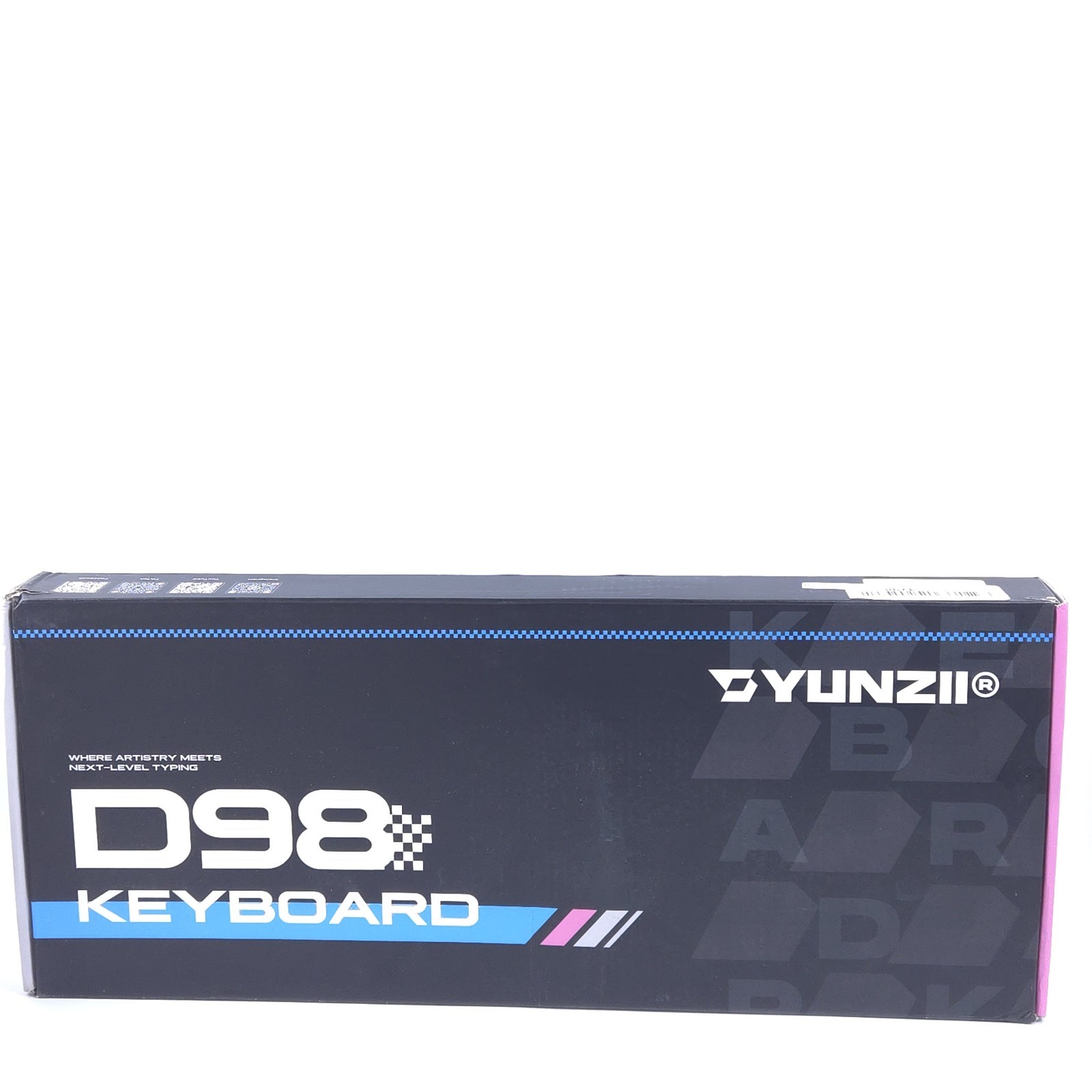 yunzii D98 Membrane Gaming Keyboard - Black Gray Orange