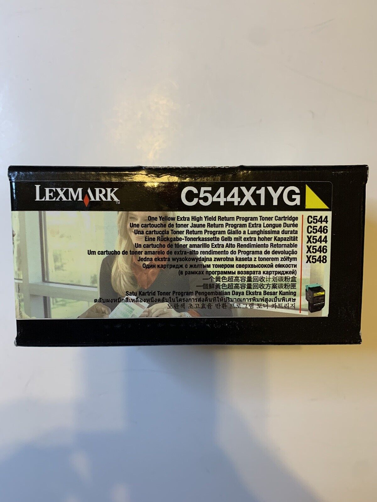 LEXMARK-C544X1YG ONE YELLOW EXTRA HIGH YIELD RETURN TONER CARTRIDGE Sealed New