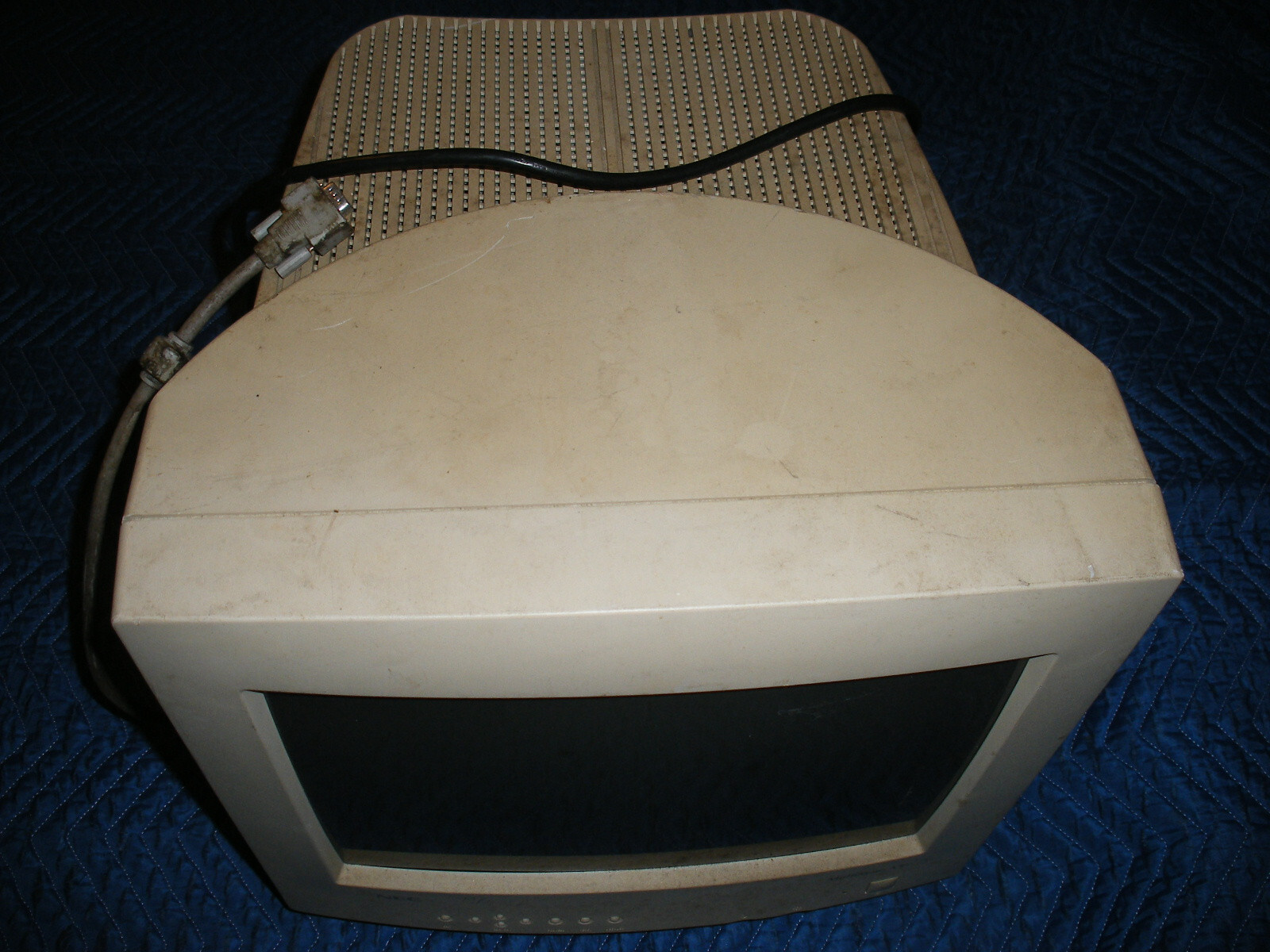 1995 NEC MULTISYNC XV17 17" PC TUBE MONITOR JC-1734VMA REPAIR OLD SCHOOL CRT