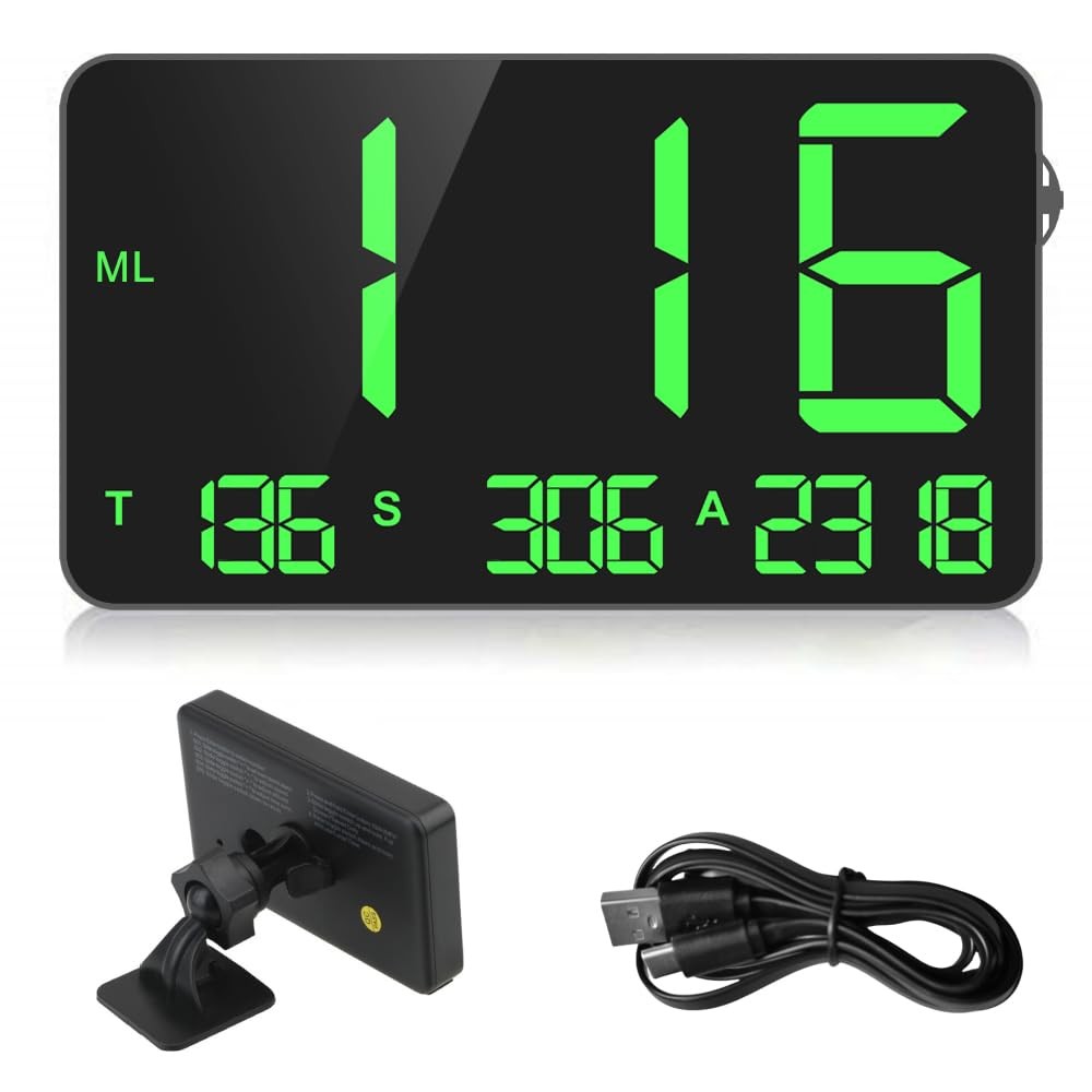 OinDoDi Digital GPS Speedometer Heads Up Display for Cars New HUD MPH... 