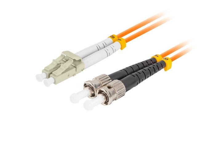 Patchcord światłowodowy Lanberg MM ST/UPC-LC/UPC DUPLEX 3.0MM OM2 50/125 LSZH 10