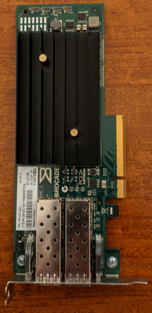 Brocade 1020 B 2-Port 10Gbps FC CNA PCI Half-Height Bracket 42C1822