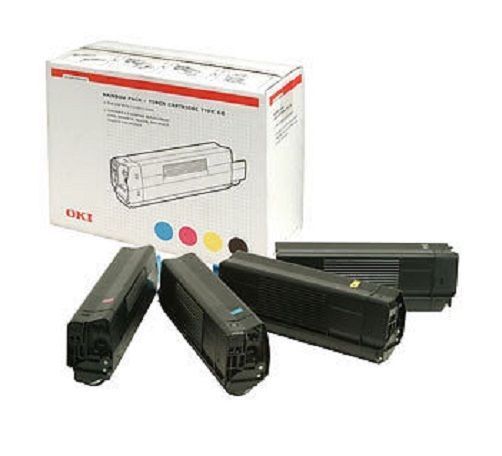4 x Genuine Toner OKI C5250 C5450 C5510 C5540 MFP / 42403006 Rainbow Kit NEW