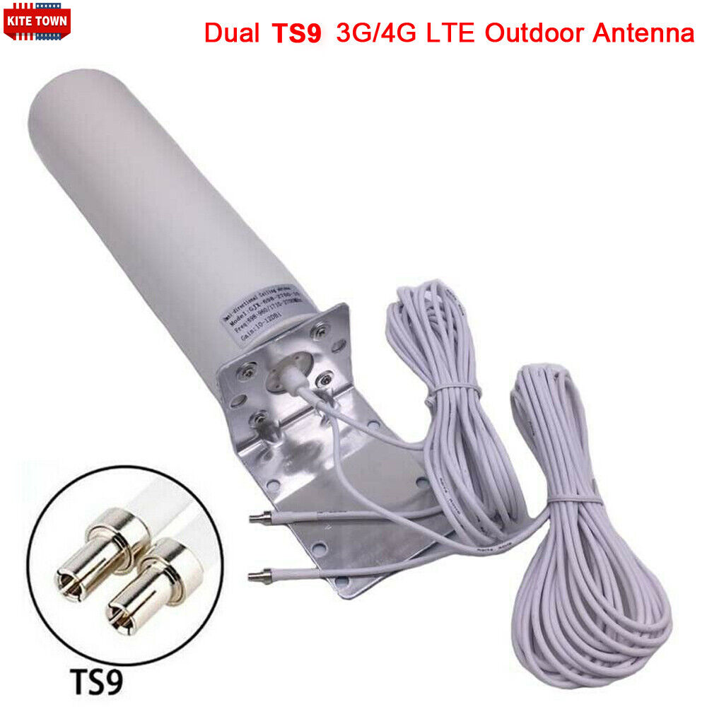Dual TS9 3G 4G LTE Signal Booster Antenna for MOFI 4500 Cellular 4G LTE Router