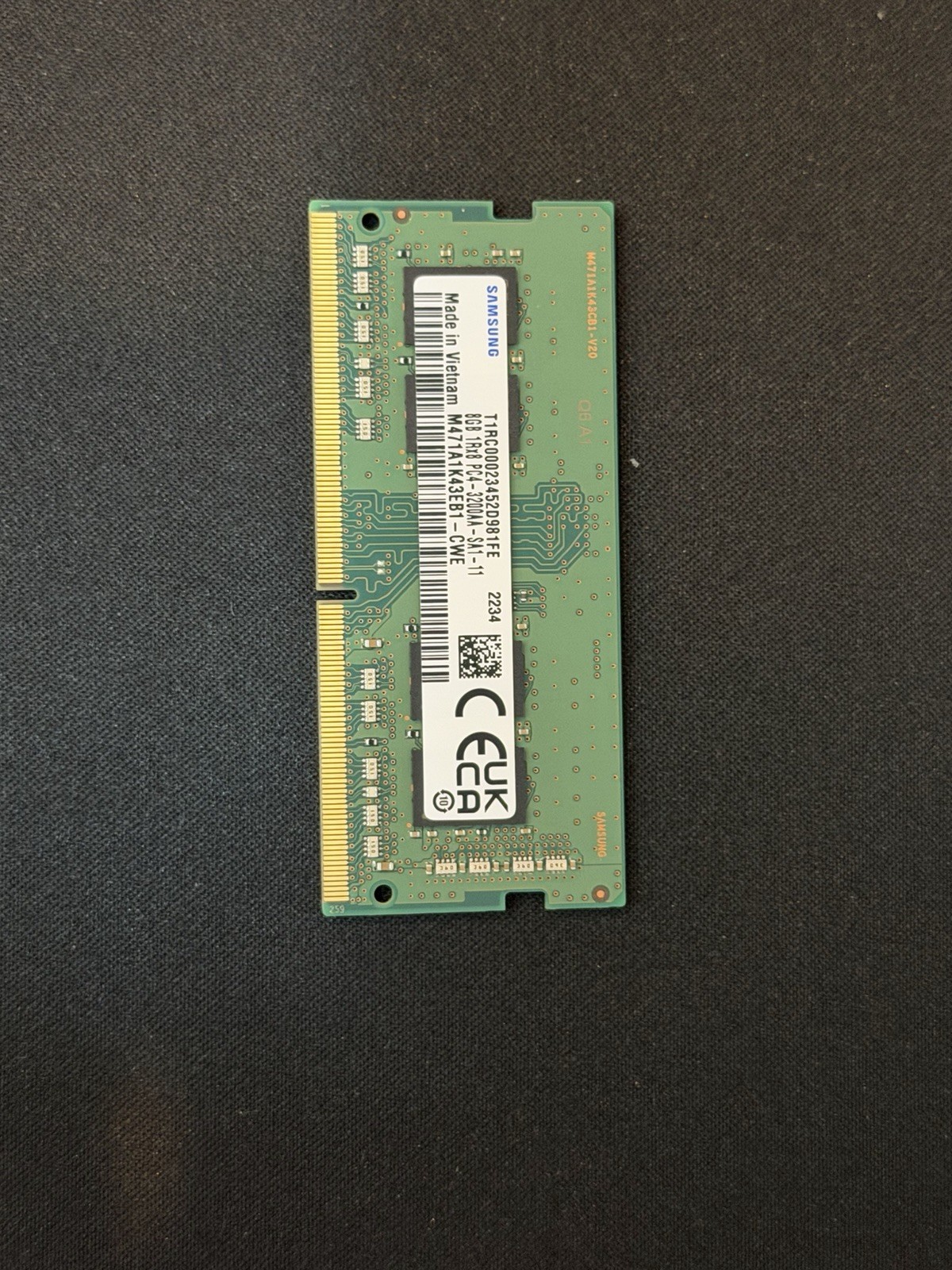 Samsung 8GB 🚀DDR4 3200MHz PC4-3200AA SO-DIMM Laptop RAM