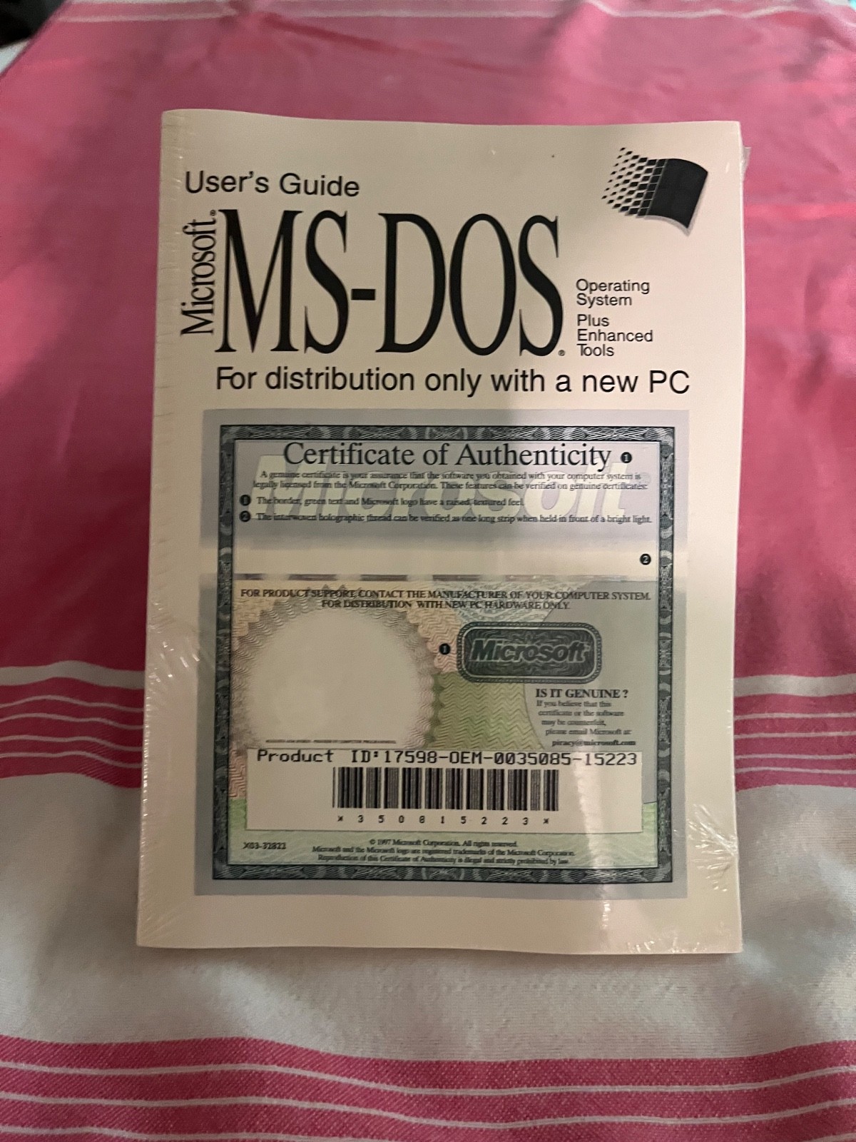 Vintage MS-DOS 6.22 OEM Combo Pack