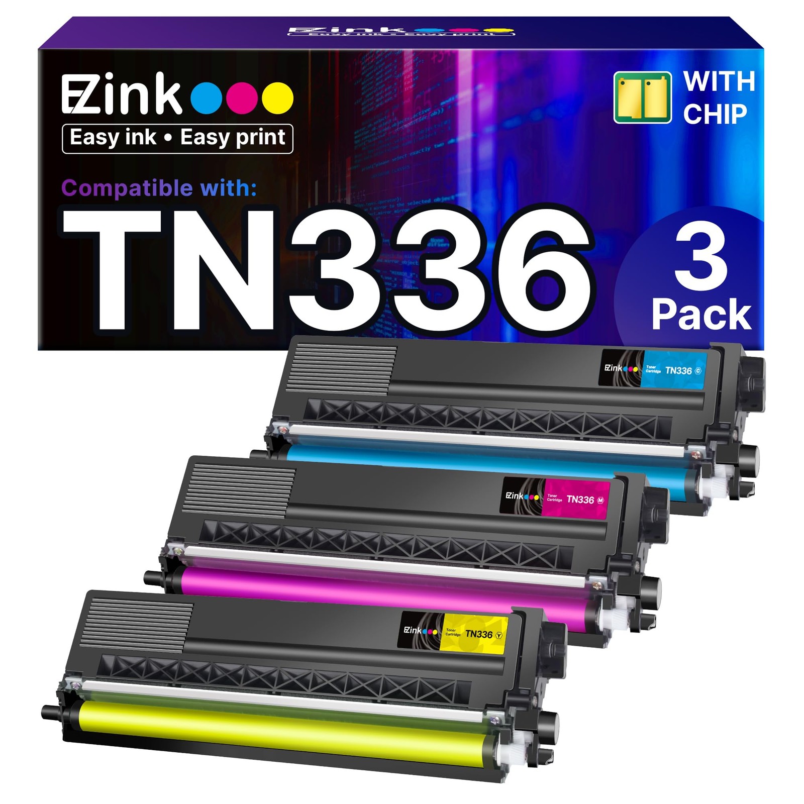 E-Z Ink Compatible TN336 Replacement For Brother TN336 Toner Cartridges