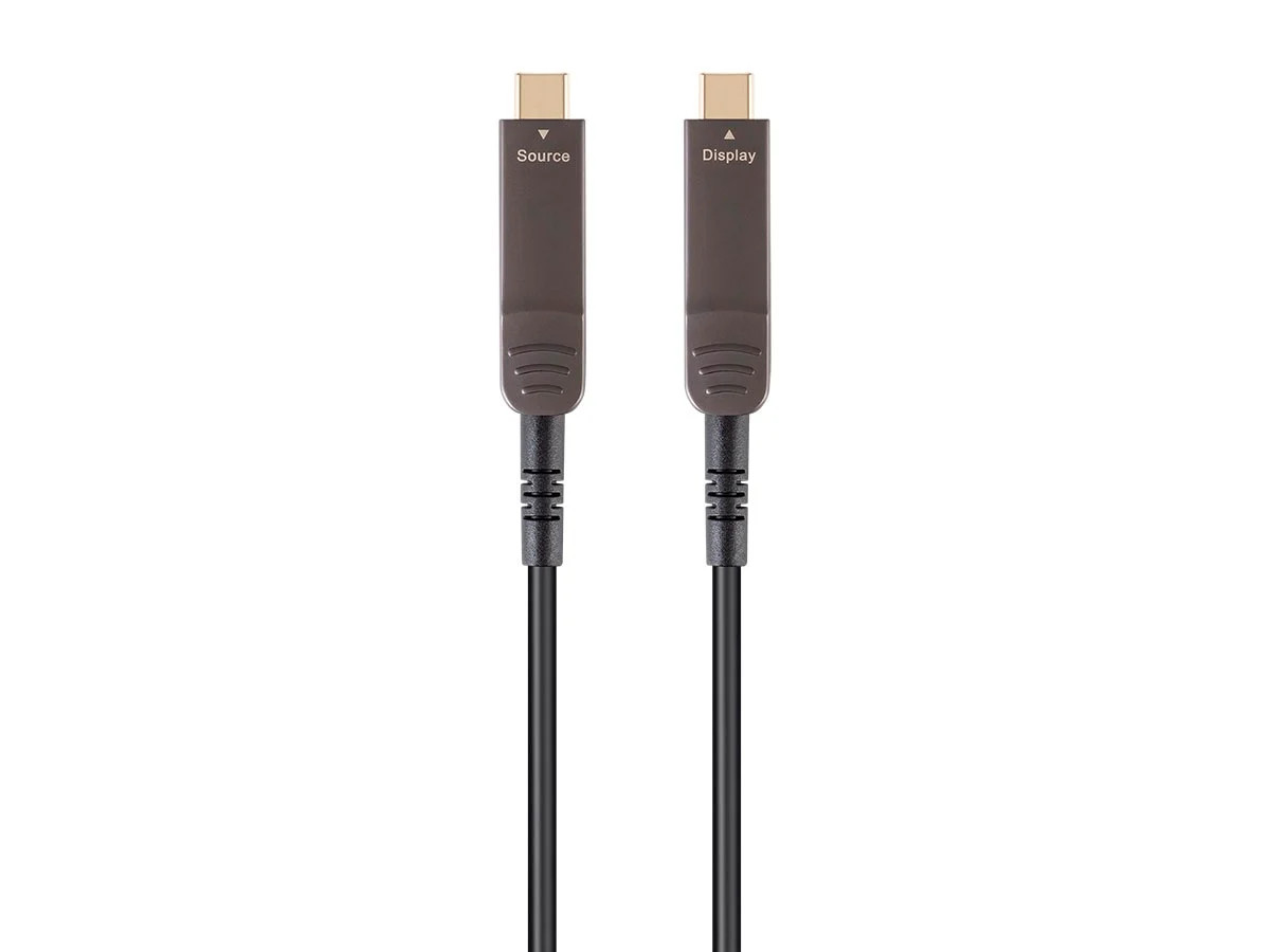 Monoprice USB 3.1 Type-C to Type-C Video Cable, 100ft, 4K@60Hz, Fiber Optic, AOC