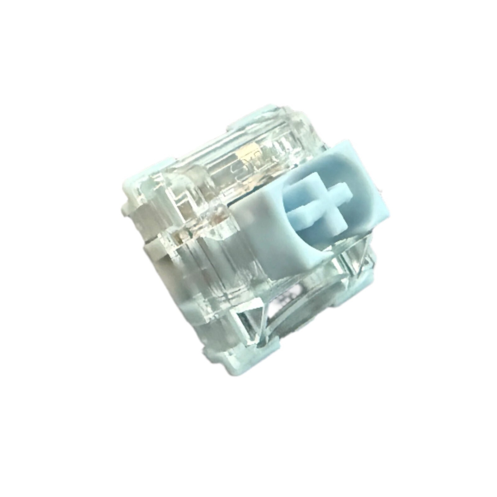 Hand Lubed/Filmed TTC Bluish White V2 Silent Tactile Switches