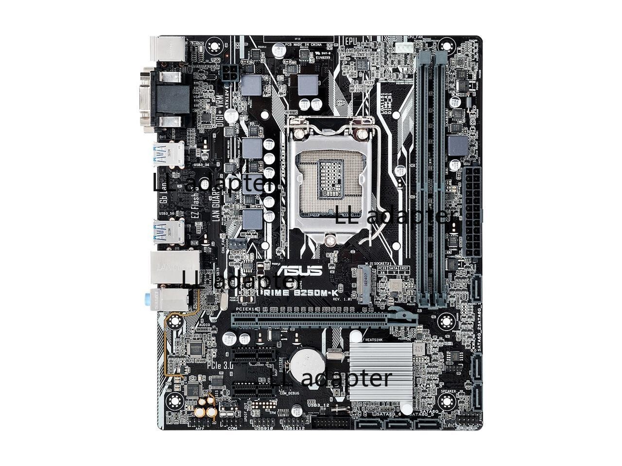 ASUS PRIME B250M-K LGA 1151 Intel B250 SATA 6Gb/s USB 3.0 Micro ATX Motherboards