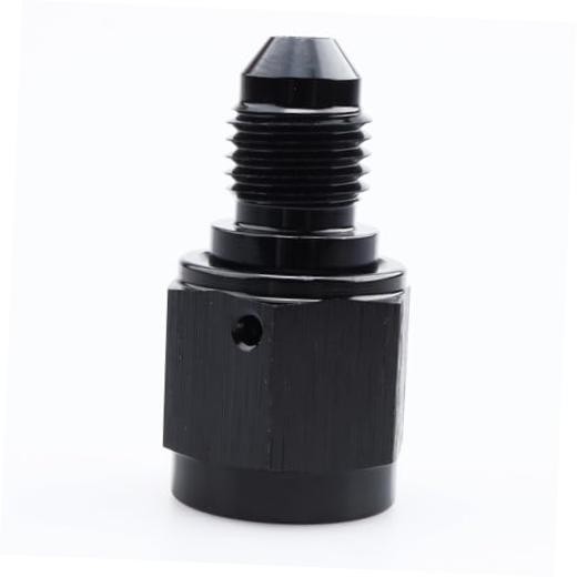 Aluminum Swivel AN Flare Reducer -6 AN 6AN to 4AN Female to male reducer black