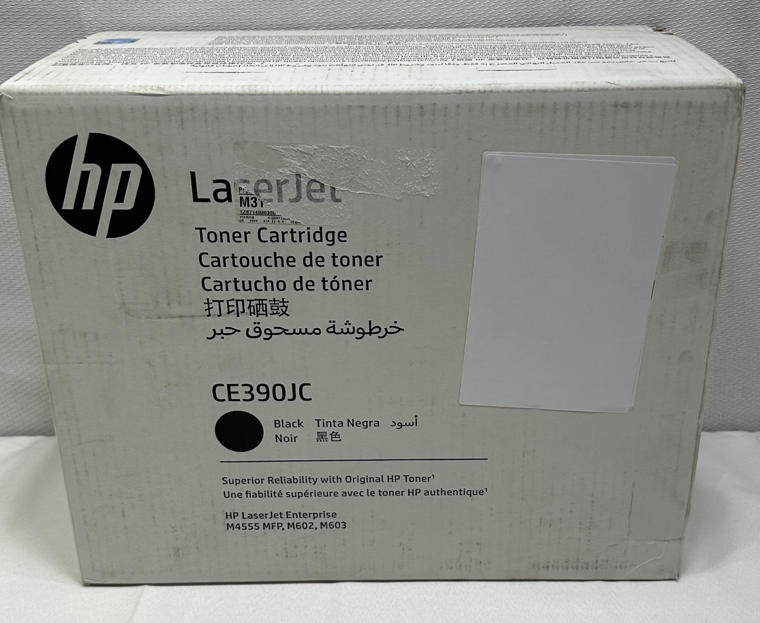 HP CE255JC Black Toner Cartridge 55X Extra High Yield 20K Pg Genuine Sealed NIB