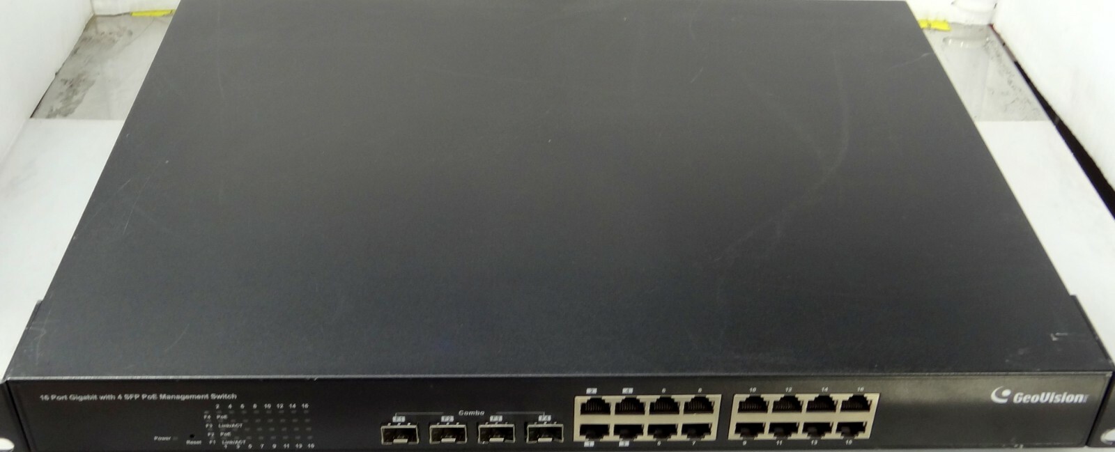 GeoVision GV-POE1611 16-Port Gigabit Managed Switch