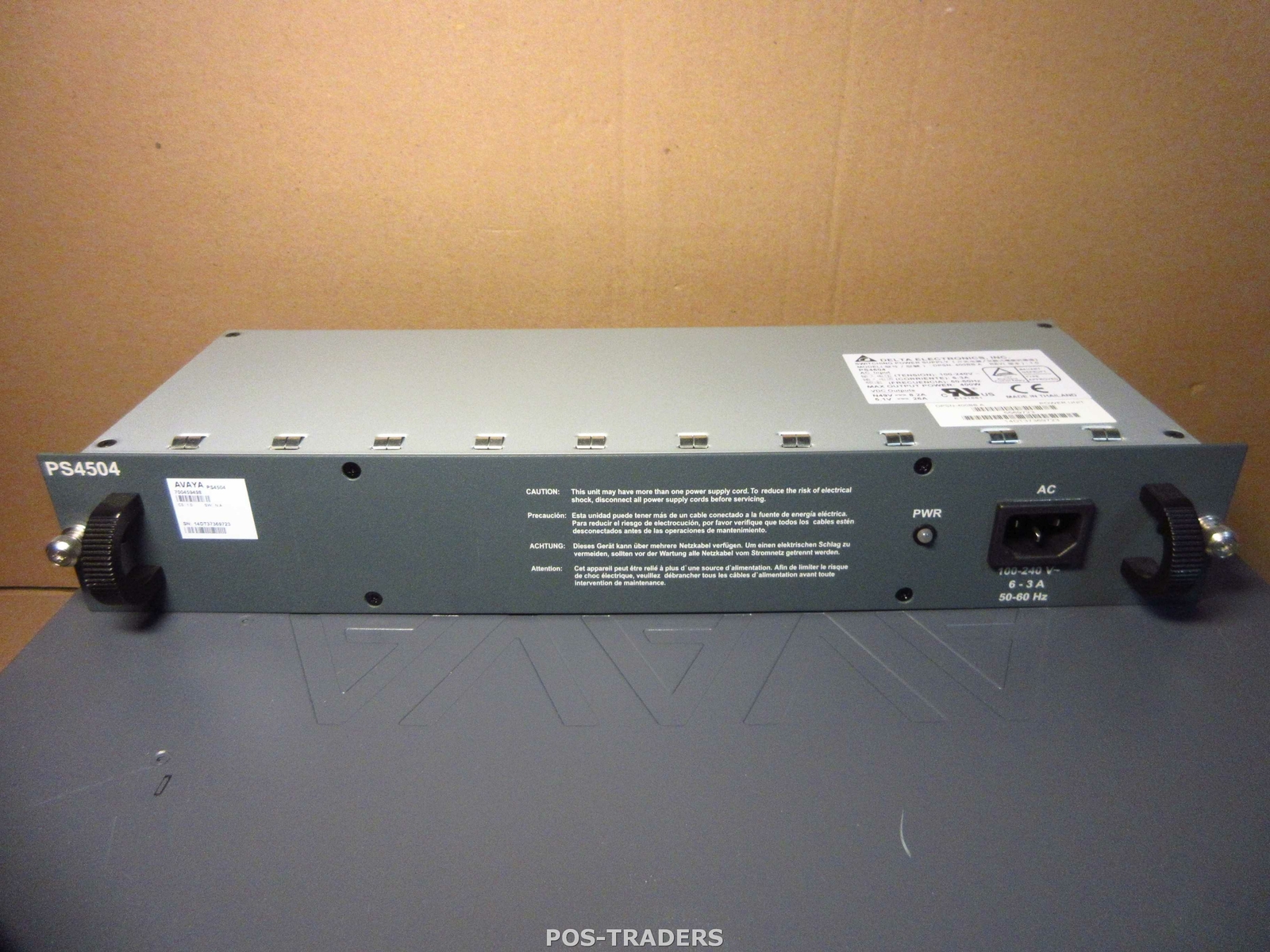 AVAYA PS4504 PS4504 PSU 400W Power Supply Media Gateway PULLED FROM AVAYA G450