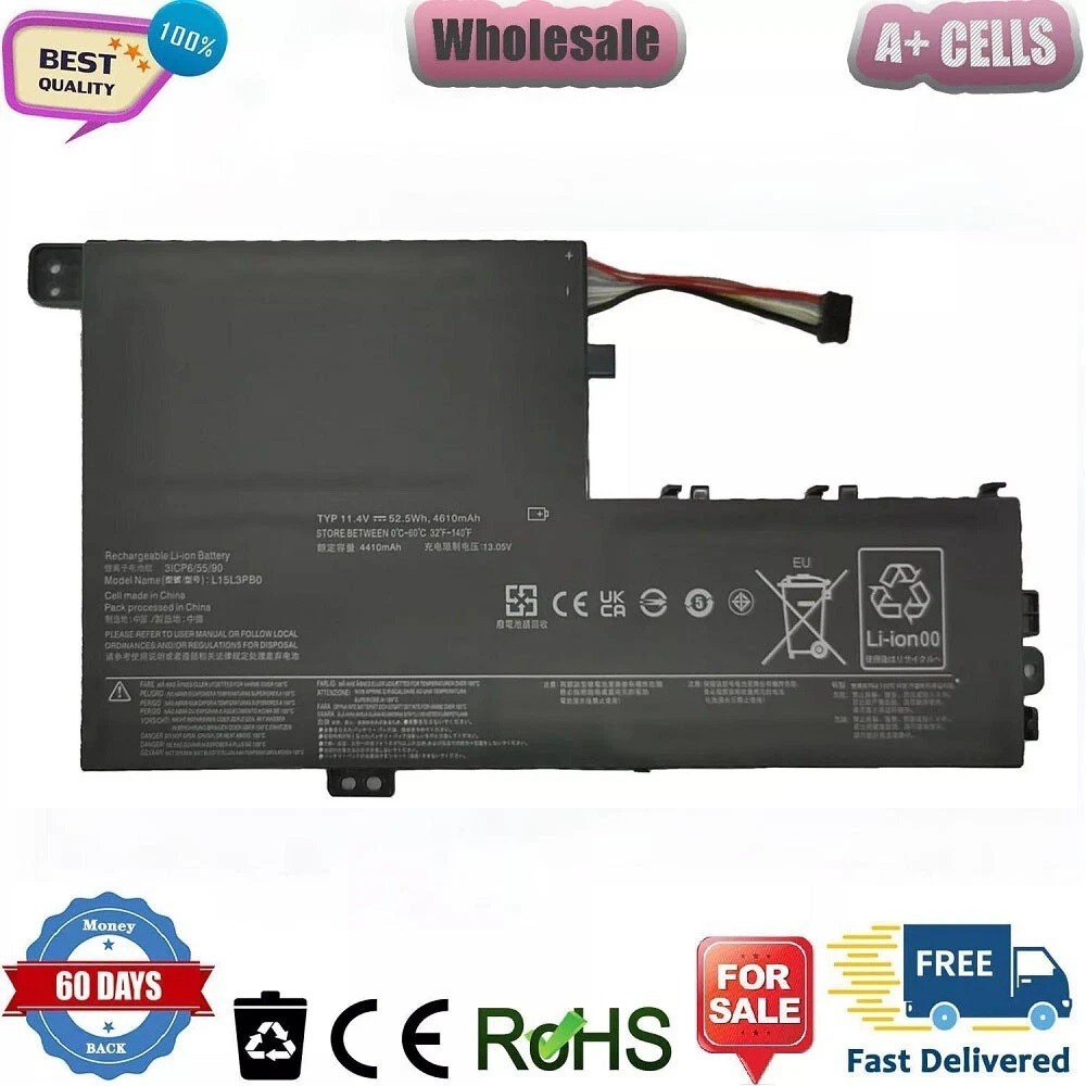 L15M3PB0 L15L3PB0 52.5Wh Battery for Lenovo IdeaPad 320S-14IKB 320S-15ABR 15ISK