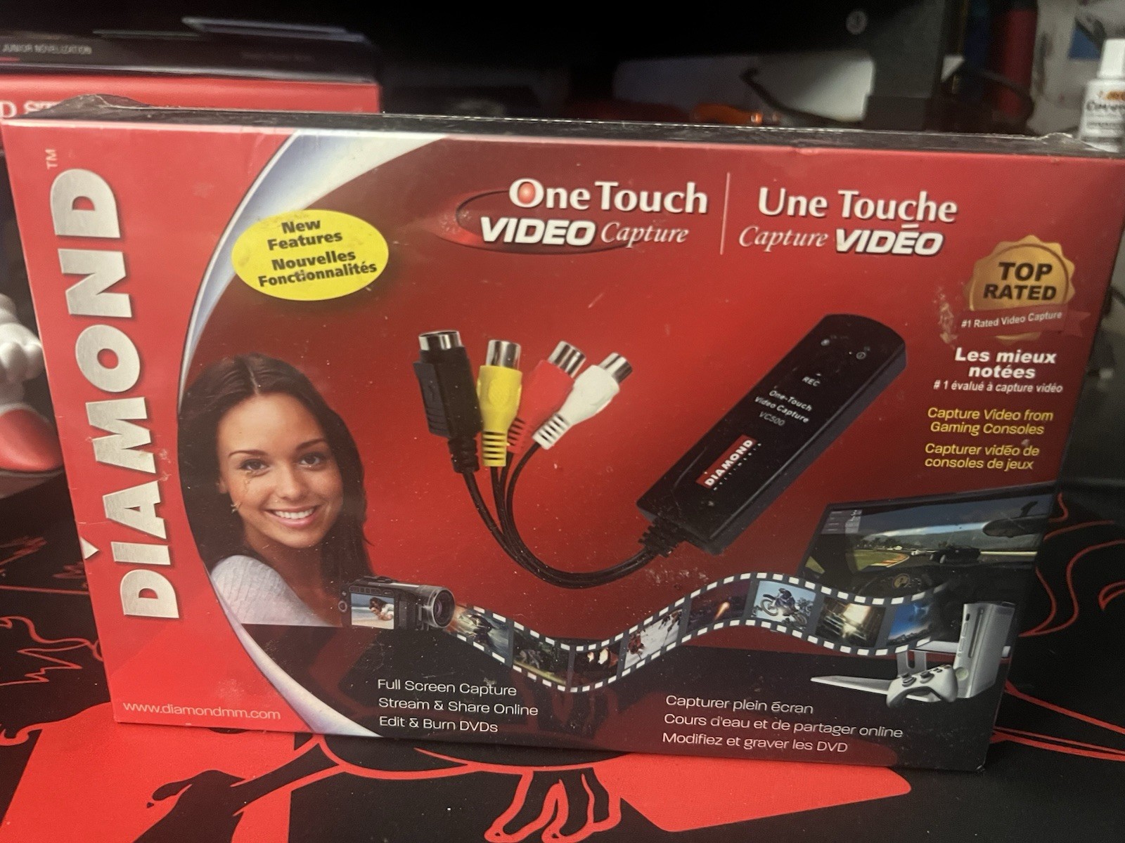Diamond VHS to DVD One Touch Video Capture Device USB VC500 NEW FACTORY SEALED