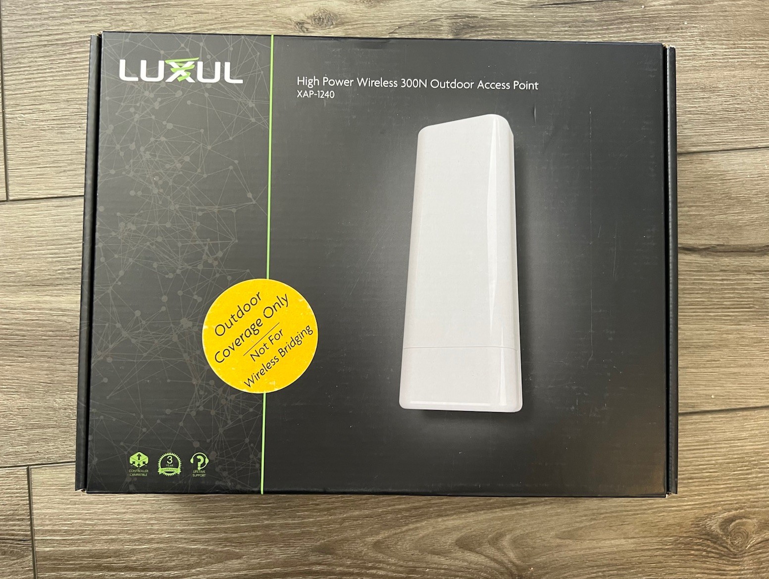 LUXUL XAP-1240 HIGH POWERED WIRELESS OUTDOOR ACCESS POINT 300N
