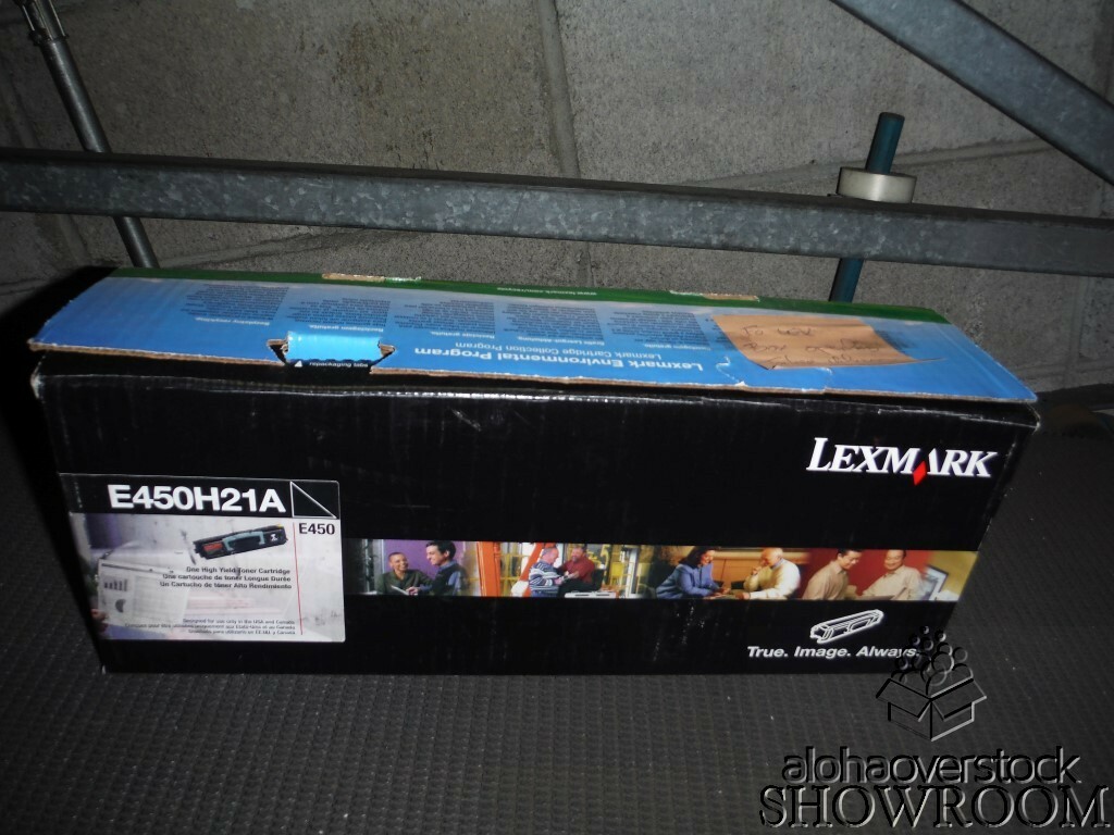 New Open Box Genuine OEM Lexmark  E450H21A High Yield Black Toner E450 E450n