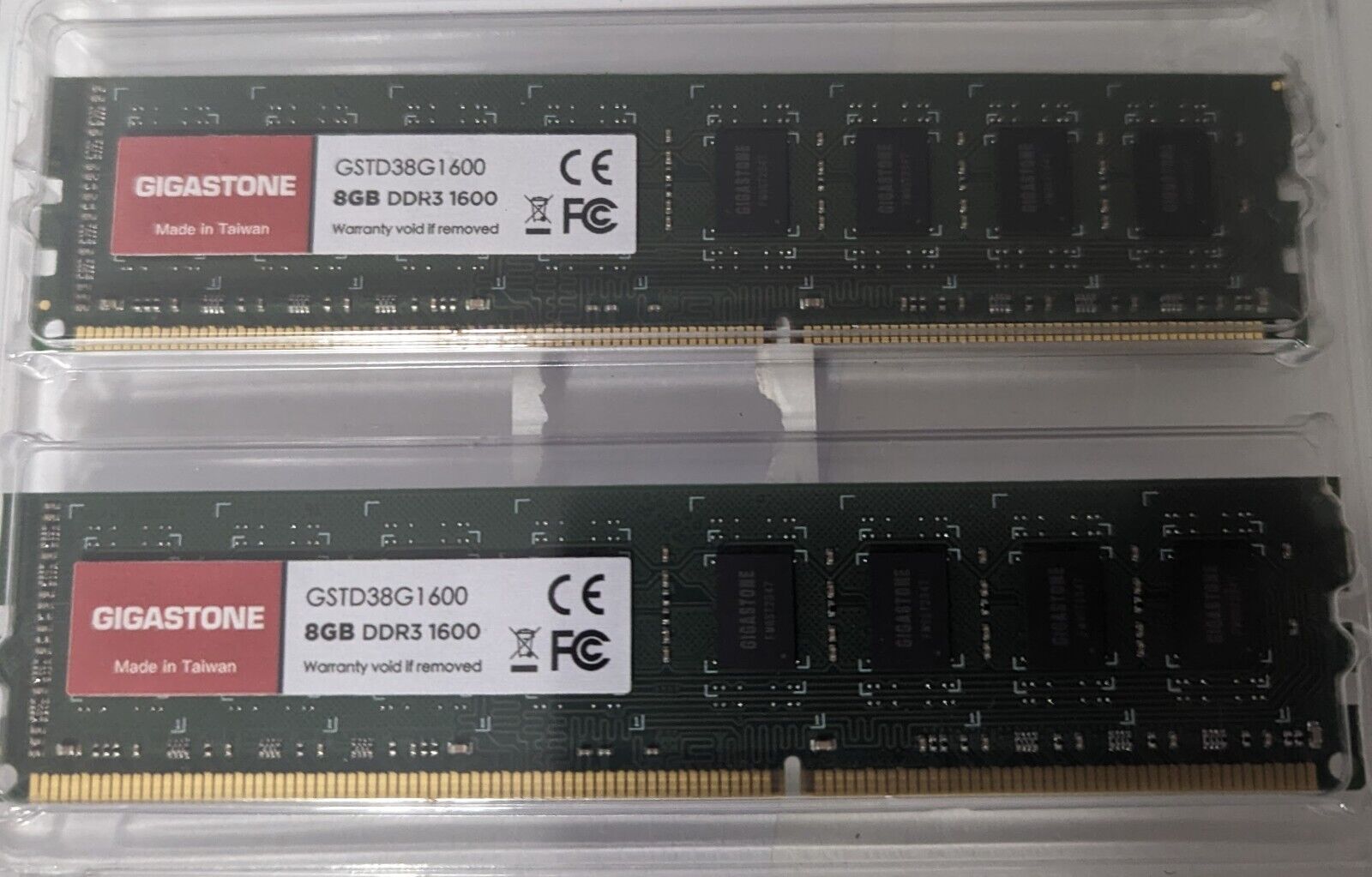 DDR3 16GB (8GBx2) 1600MHz PC3-12800 Gigastone GSTD38G1600 SODIMM 204 Pin Ram