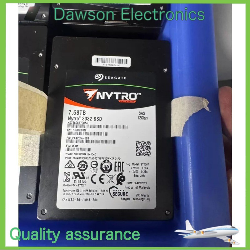 Used Seagate Nytro 3332 XS7680SE70084 7.68TB SAS 12Gb/s 3D ETLC STT007 2.5" SSD