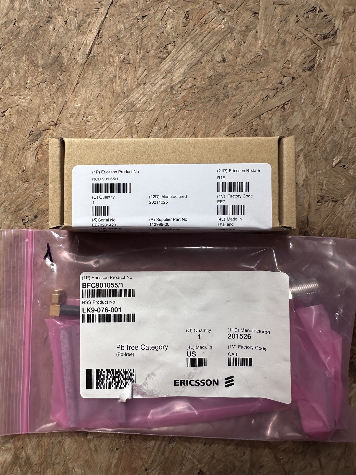 Ericsson BFC901055/1 LK9-076-001 Coax Cable Bracket Kit NCD 901 65/1