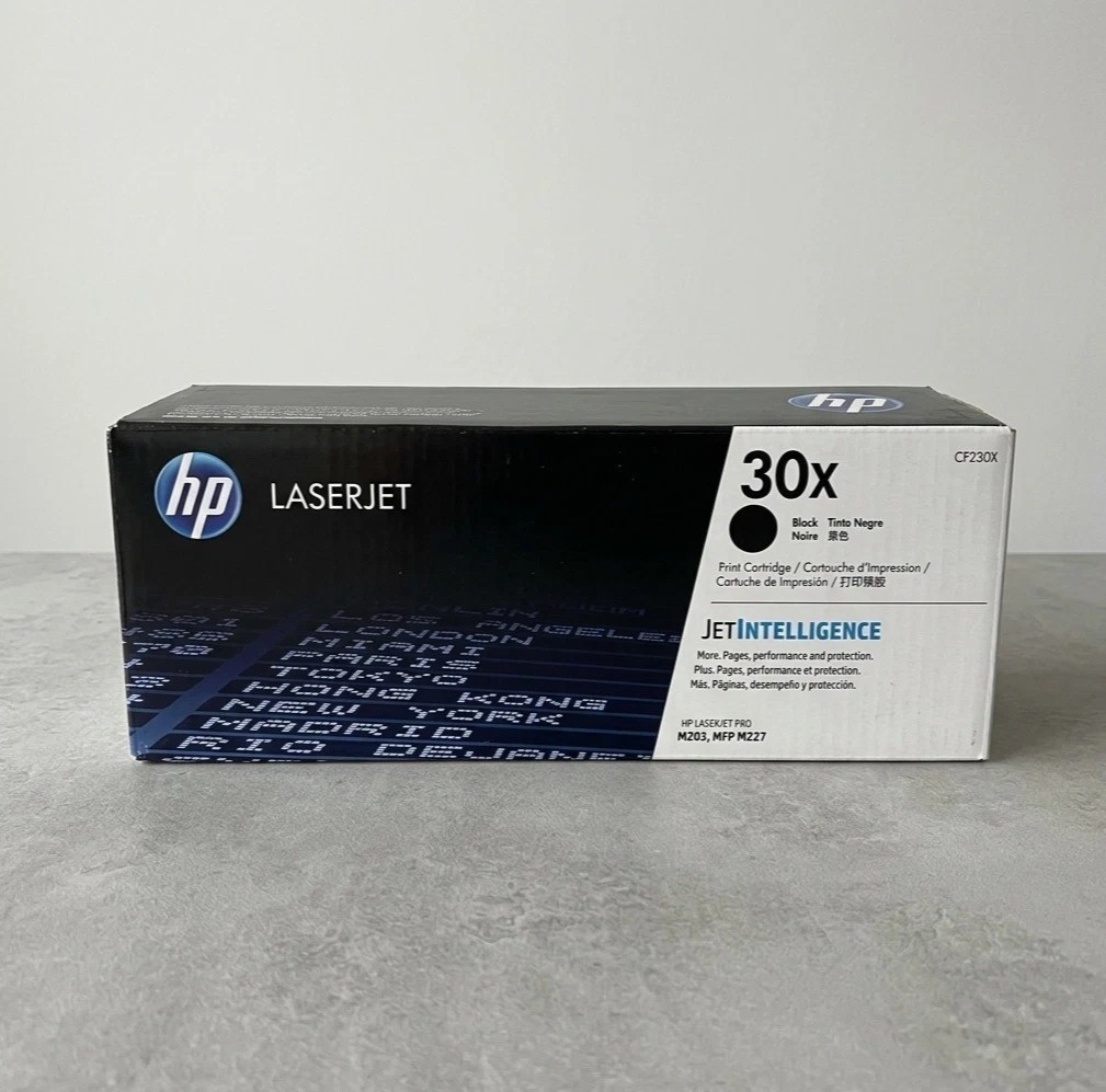 HP 30X CF230X Black High Yield OEM Toner Cartridge LaserJet Pro M203 M227