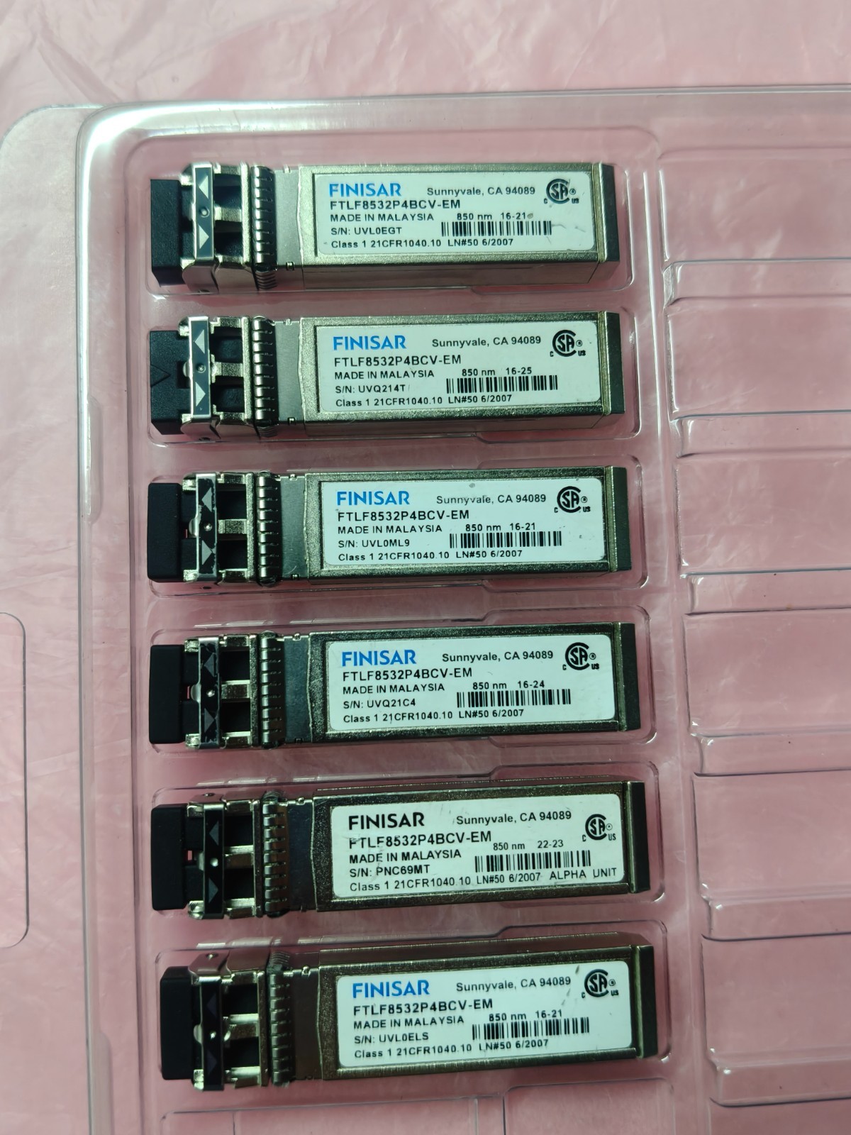 FINISAR FTLF8532P4BCV-EM FINISAR 32G 850nm Module