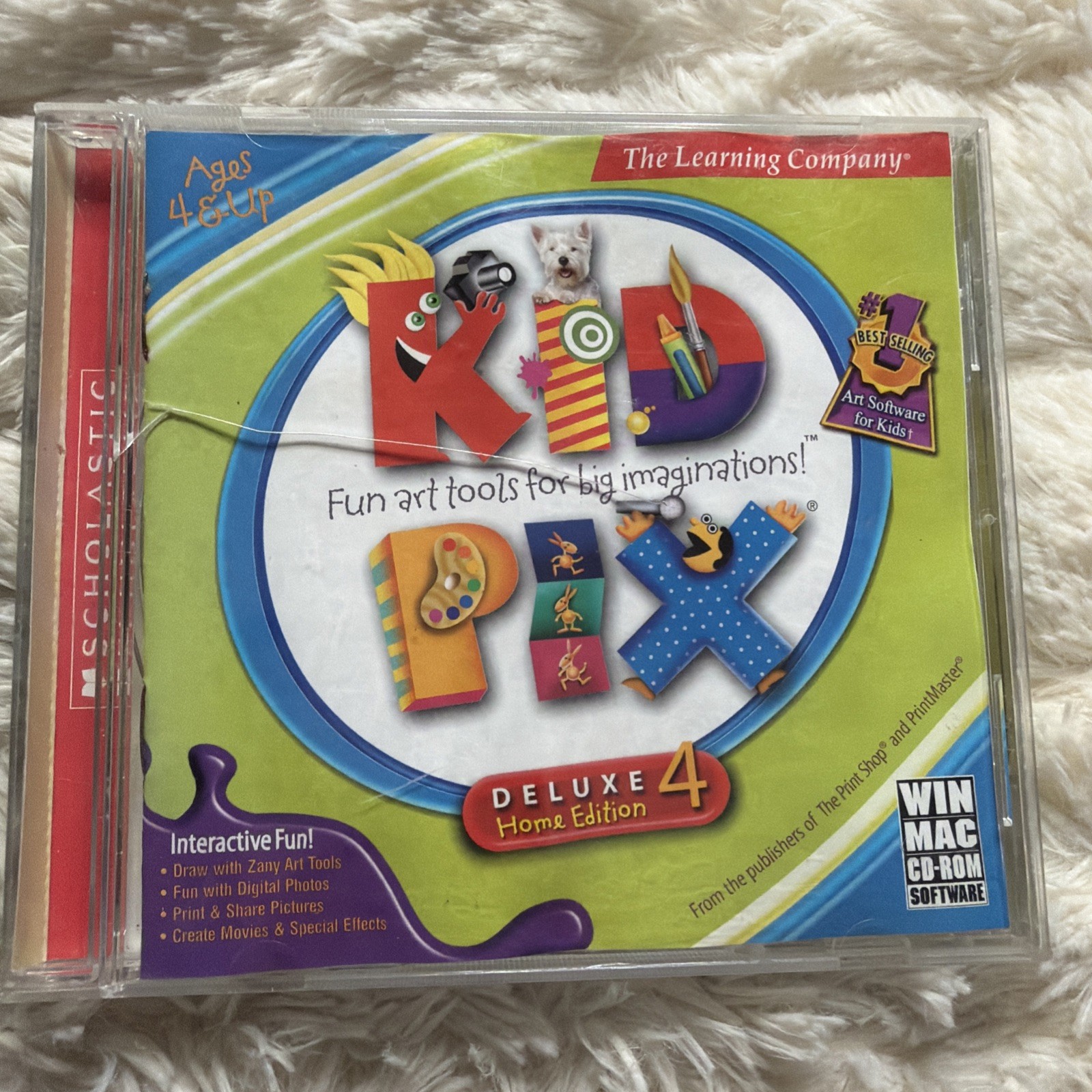 Kid Pix Deluxe 4 Home Edition (PC) Scholastic CD-ROM - Win 98/Me/2000 8