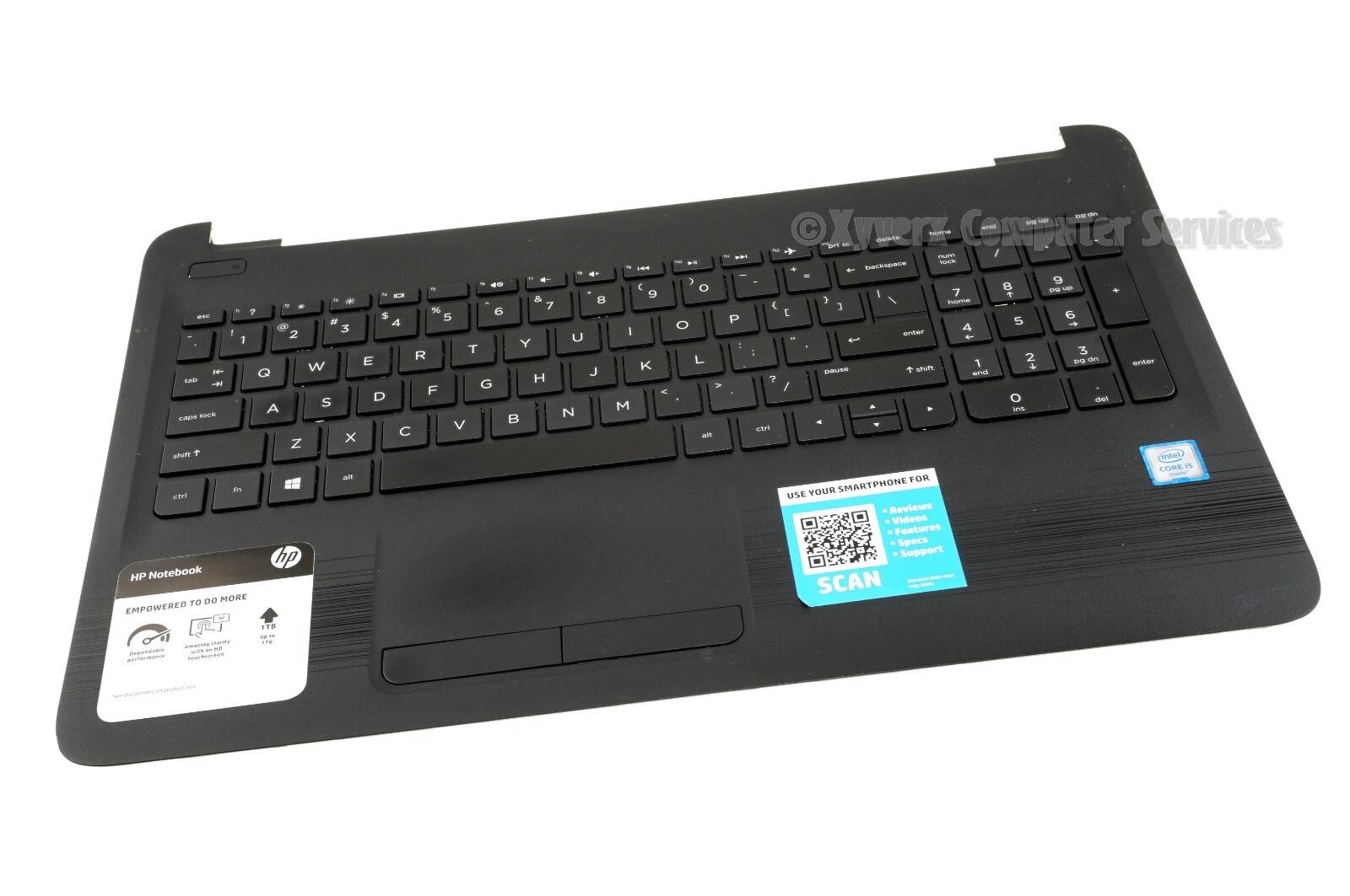 855027-001 AP1O2000500 OEM HP TOP COVER W/K 15-AY009DX (AS-IS)(AA14)