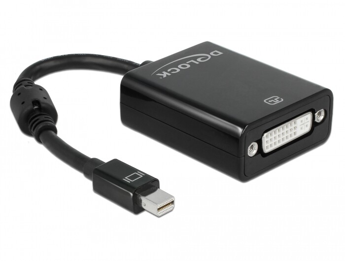 Delock Adapter Mini DisplayPort 1.1 Male DVI Female Passive Black