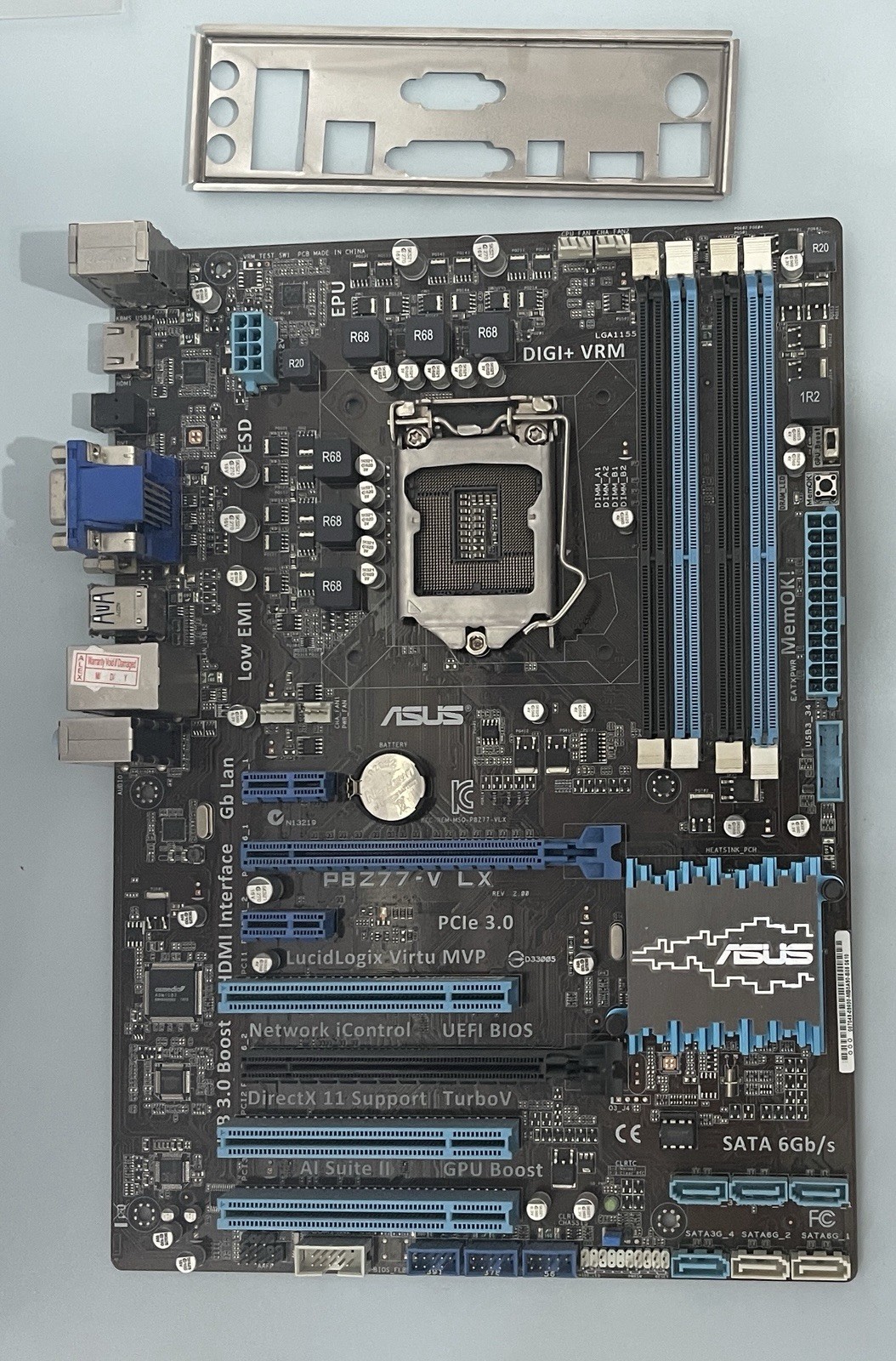 ASUS PBZ77-V LE MOTHERBOARD