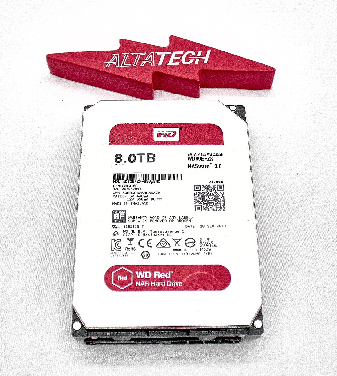 Western Digital WD80EFZX-68UW8N0 8TB 5.4k SATA 3.5" 6GB WD Red Hard Drive
