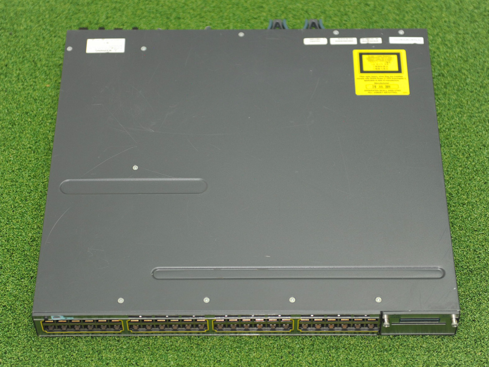 Cisco WS-C3750X-48PF-L Switch 48xGE POE Port C3KX-PWR-1100WAC w/C3KX-NM-1G