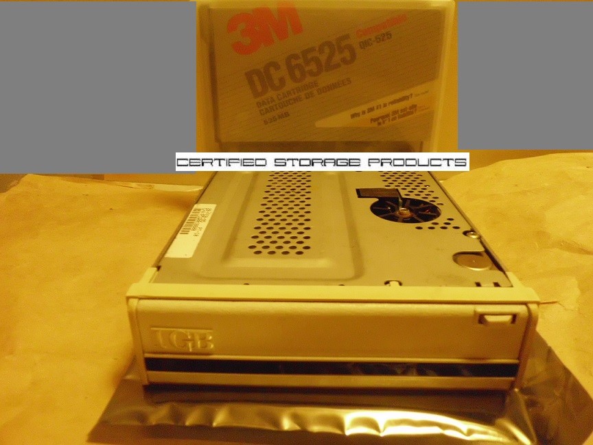 Tandberg TDC-4120 SLR Internal SCSI Drive TDC-3800 PT-10 Data Tape & 3 Resistors