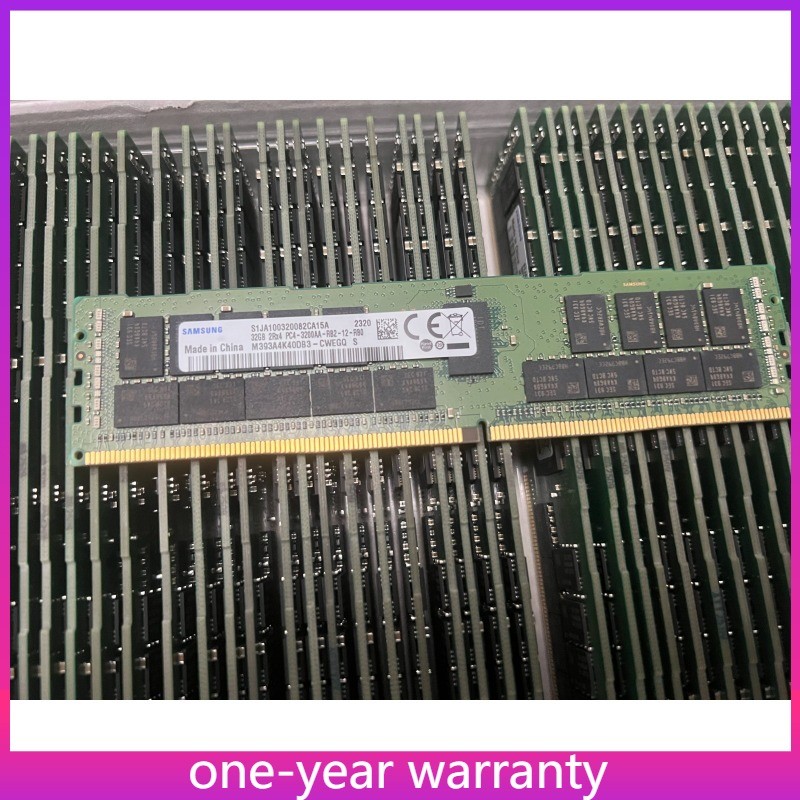 Samsung 32GB DDR4 3200MHz PC4-25600 ECC RDIMM Server Memory RAM M393A4K40DB3-CWE