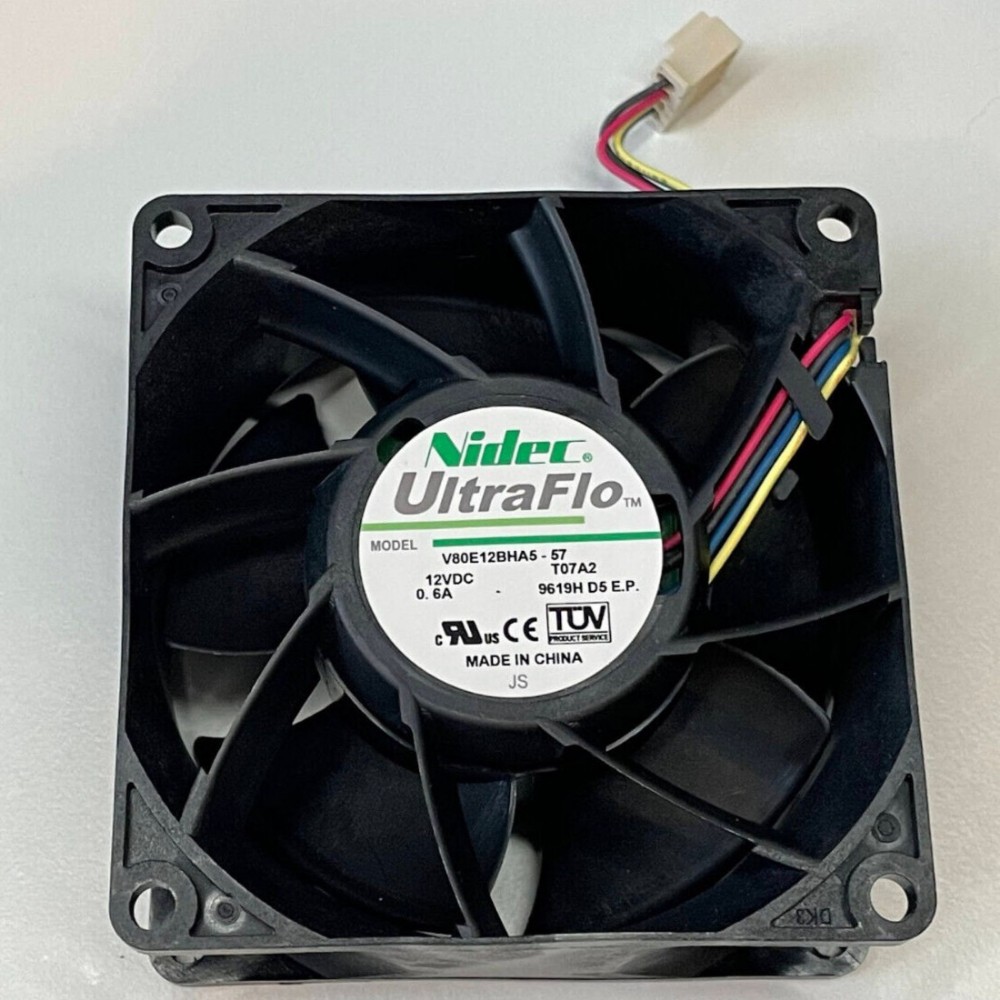 1pcs Nidec V80E12BHA5-57 UltraFlo 80MMX80MMX38MM DC 12V PWM 4-Wire Fan