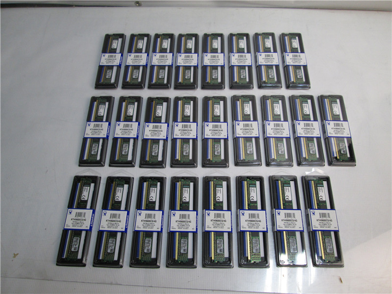 Kingston KTH9600CS 4GB DDR3 RAM Memory Lot of 25 New Open Box