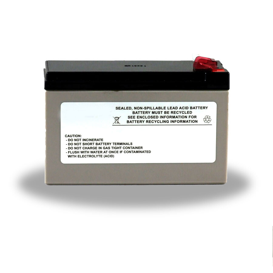 Powerwarehouse RBC2 compatible battery for APC BK250B, BK280B, BP280 12V 7.2AH