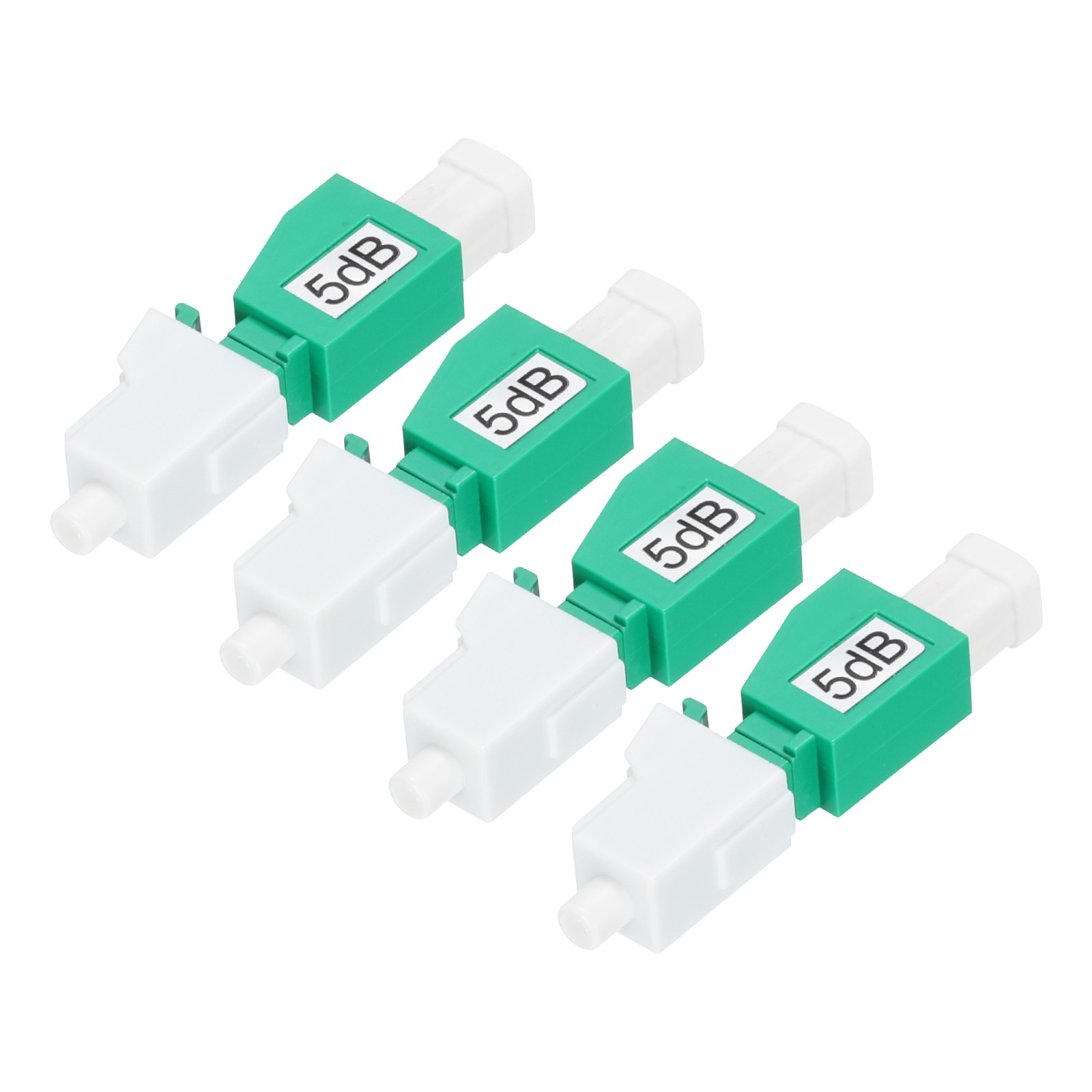 4PCS 5dB LC/APC  Fiber Attenuator, Mode Fixed Fiber Optic Attenuator
