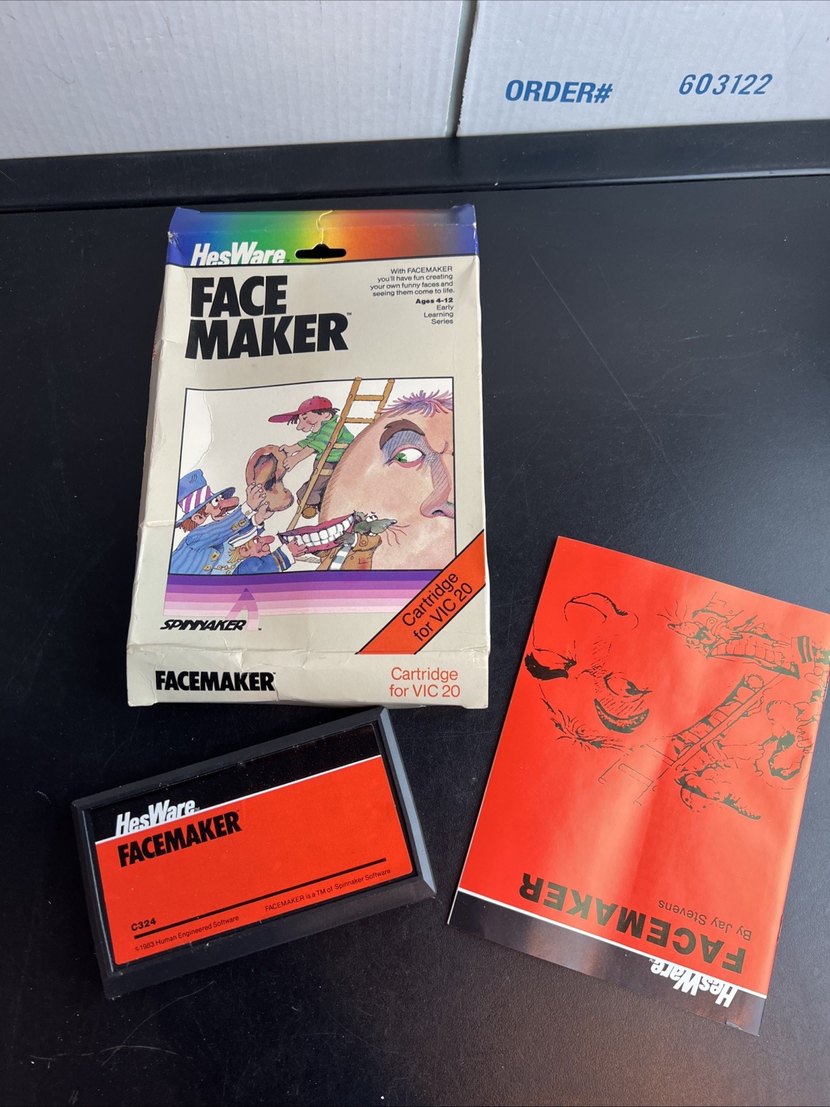 Commodore VIC-20 Facemaker complete by HesWare (1983)  Damaged Box