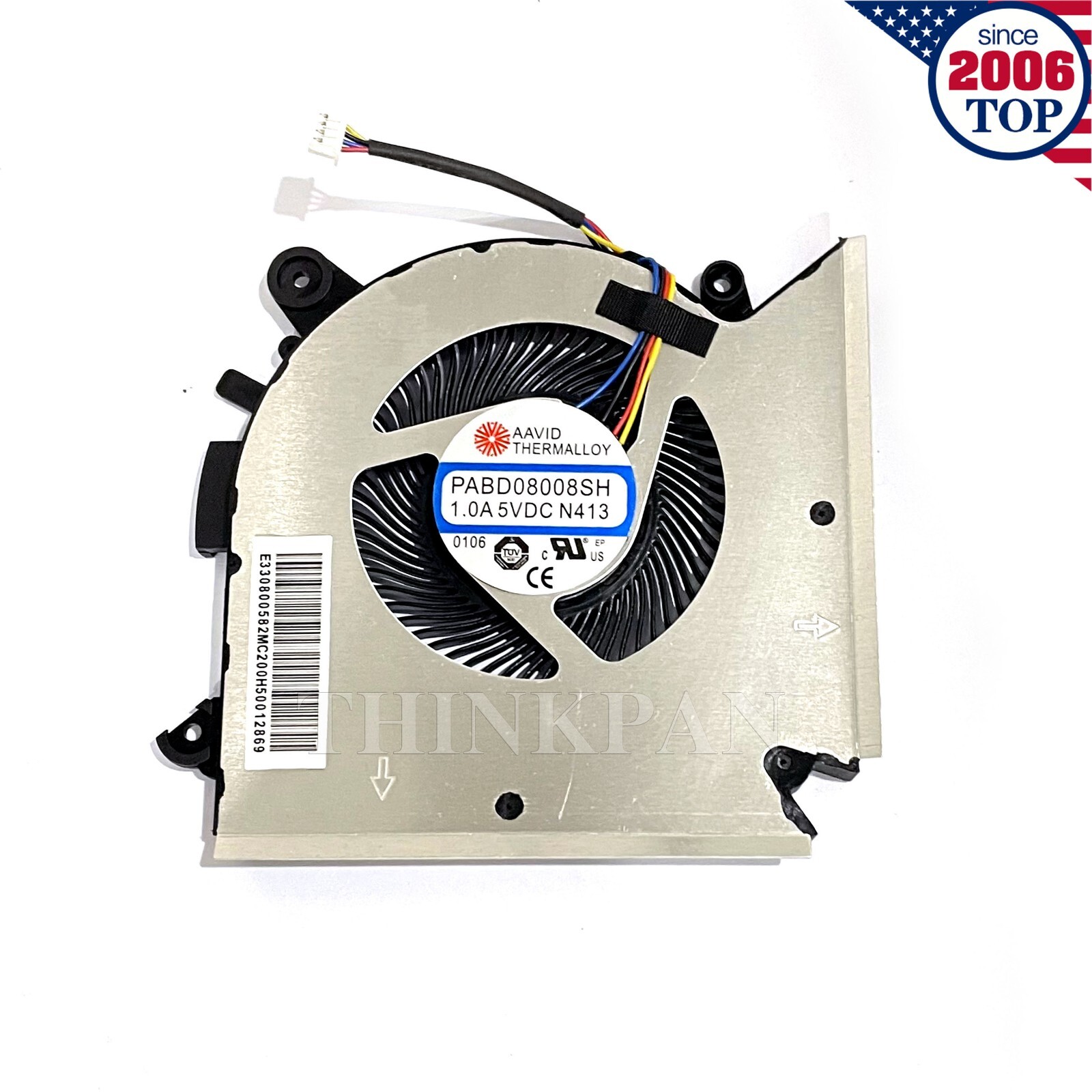 NEW CPU Cooling Fan for MSI GF63 GF65 Thin MS-16R1 MS-16R2 PABD08008SH N413