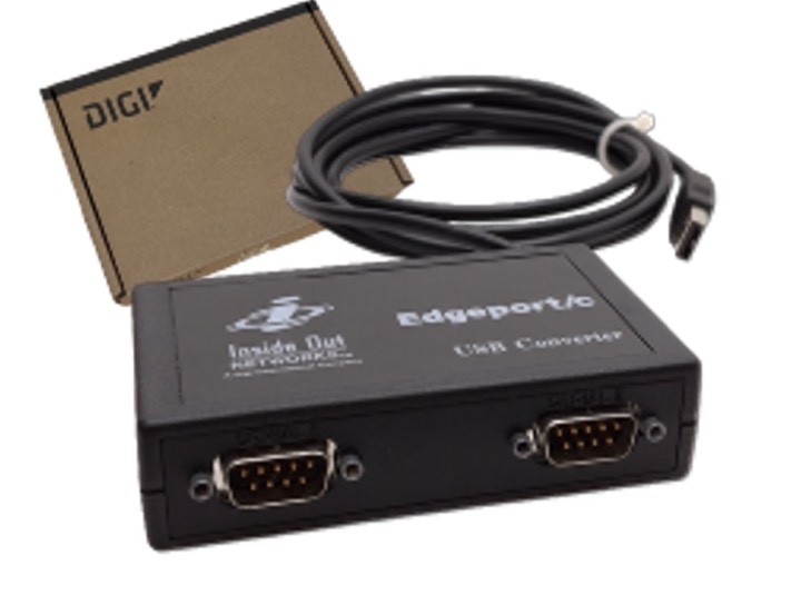 Inside Out Digi 301-1003-10 Edgeport/2c USB to Serial Adapter(2x) RS-232 DB9 NEW