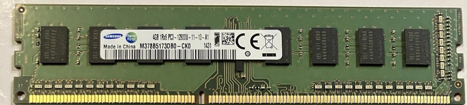 Samsung 4GB - 32GB 1Rx8 PC3 12800U (Lot)