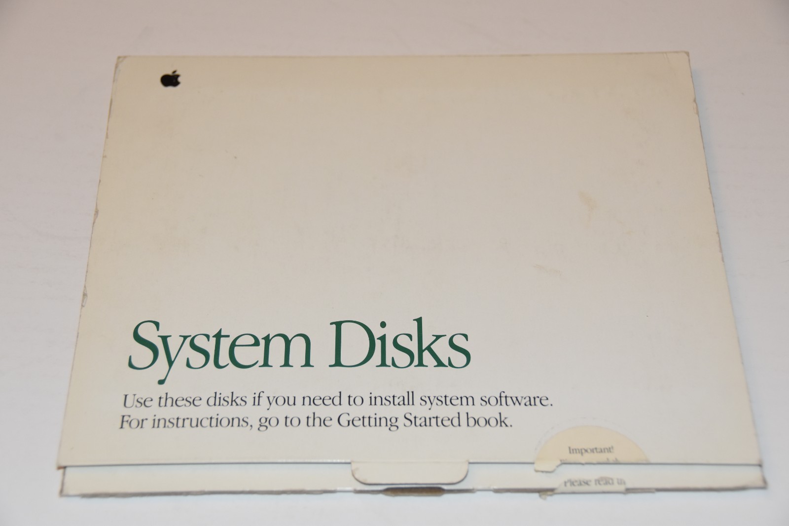 1991 vintage Apple Macintosh LCIII System Disks 914-0363-B software ver 1.0 7.1