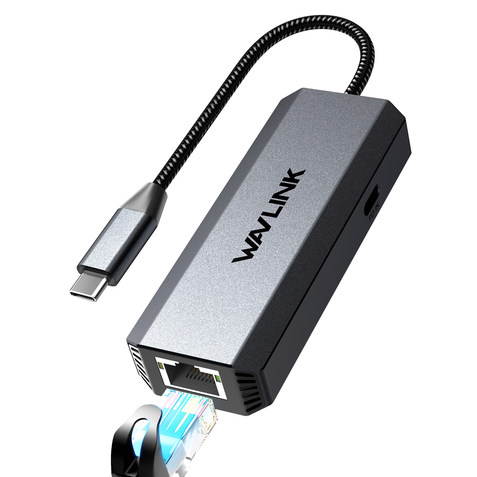 USB-C to 2.5Gbps/5Gbps Ethernet Adapter USB4 to 10Gbps Ethernet Network Adapter