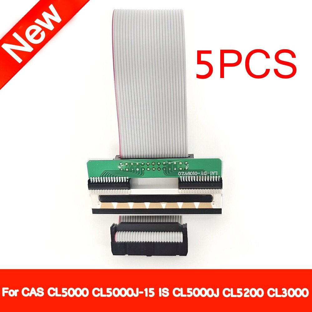5x Thermal Printhead For CAS CL5000 CL5000J-15 CL5000J CL5200 CL3000 Label Scale