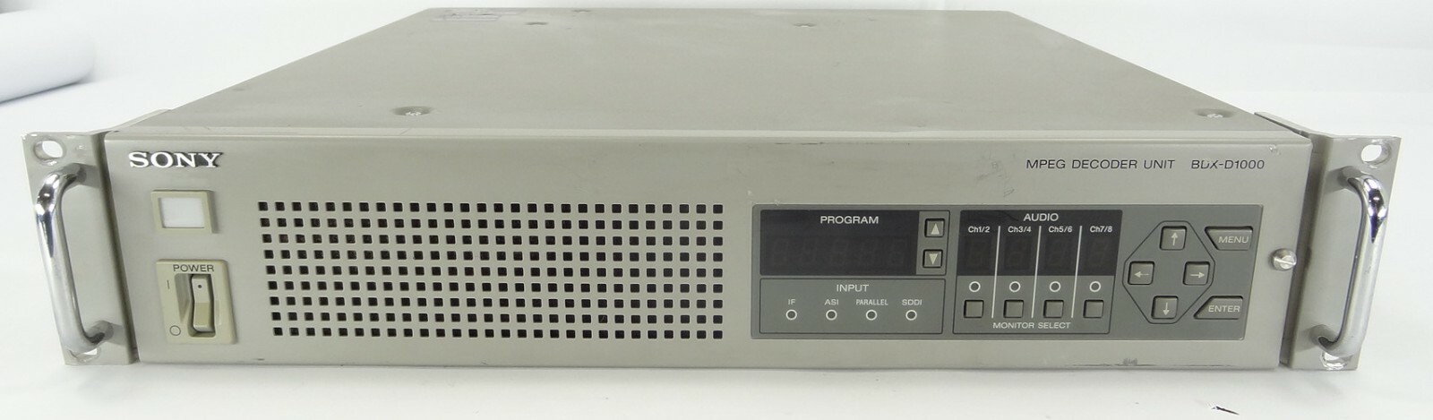 Sony BDX-D1000 MPEG Decoder Unit w. Integrated Receiver & Decoder 